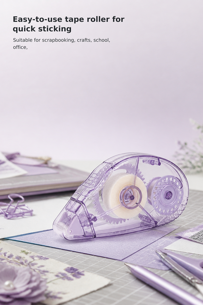 Double-Sided Tape Roller for Scrapbooking and Everyday Use